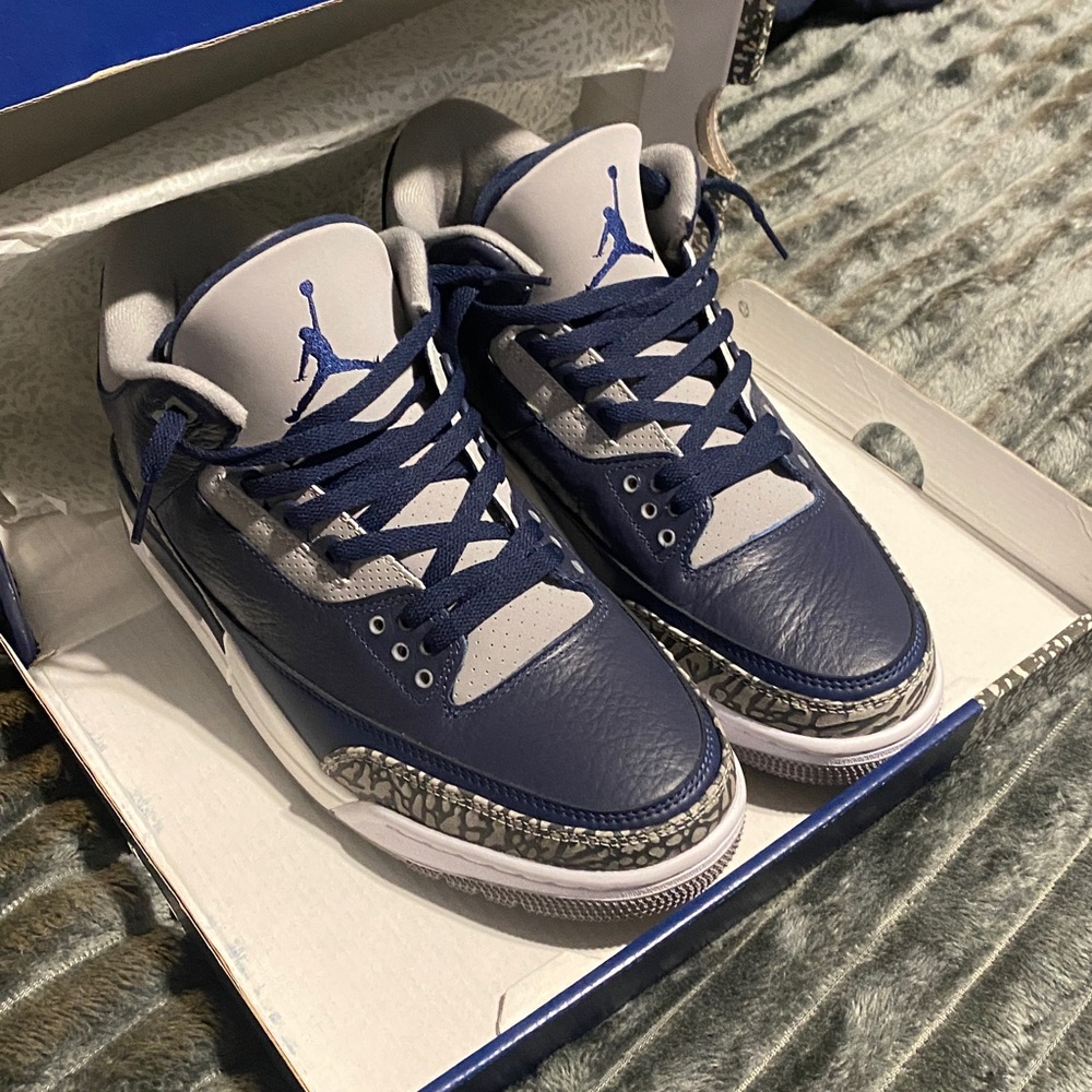 Jordan Air Jordan 3 Retro Midnight Navy/White - Picture 12 of 12